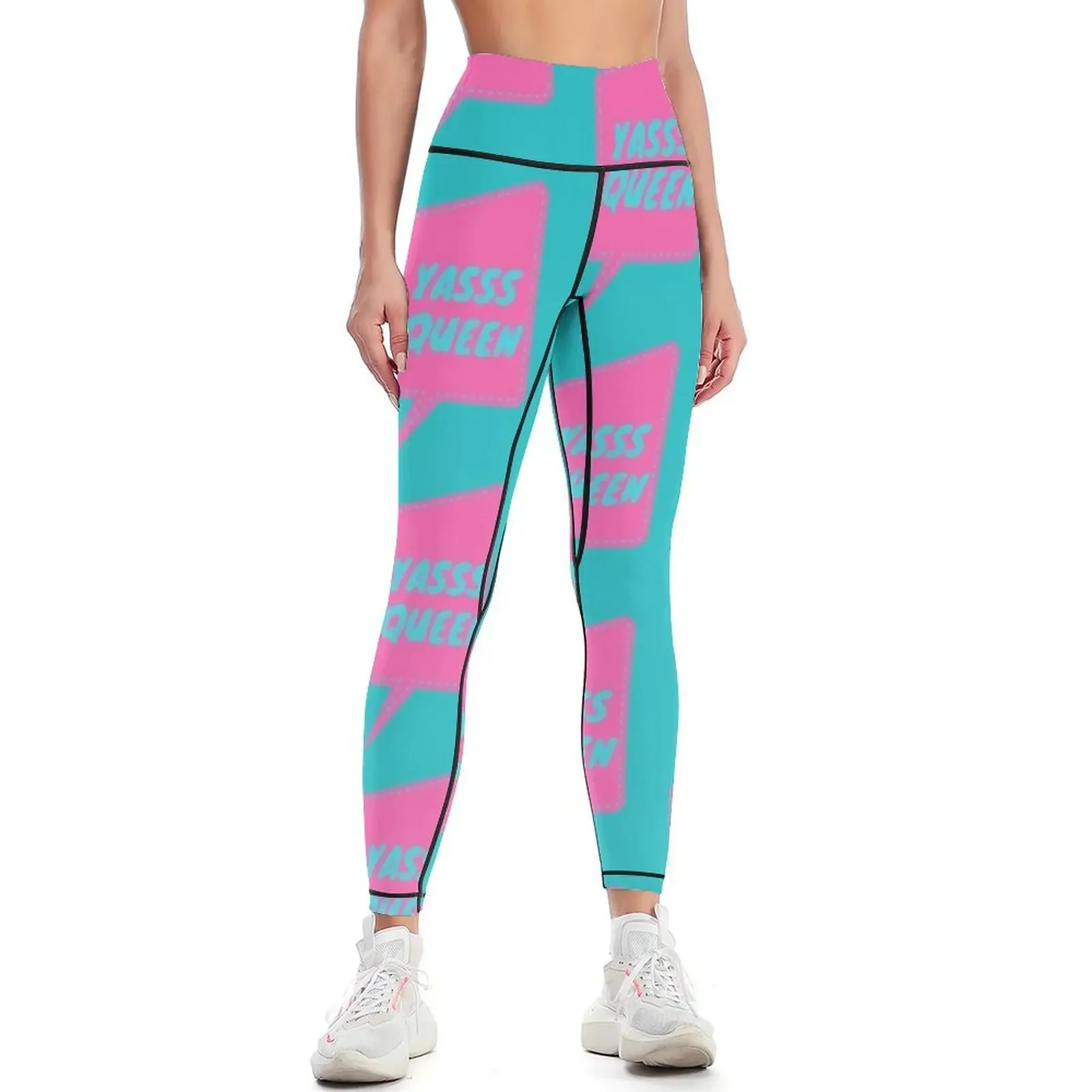 

YASSS QUEEN | Broad City Leggings push up fitness Women's trousers gym top sport pants Womens Leggings