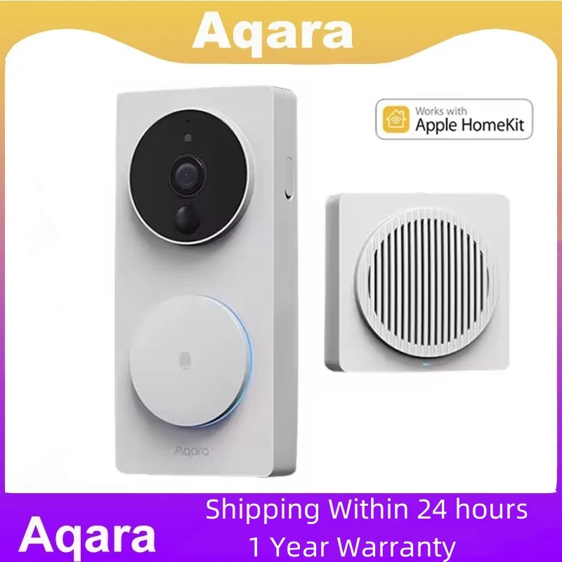 

Aqara G4 Video Doorbell 1080P HD Pixels Visual Door Bell For Apple Homekit App Remote Control Electronic Cat Eye Smart Home