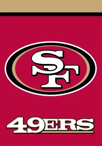 San Francisco 49ers Garden Flag Licensed ; Briarwood Lane