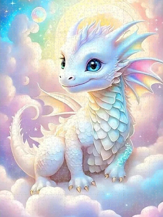 

1000pcs Animal Dragon Complete Puzzle - Large Jigsaw Puzzle (50x70cm), Gifts Gifts Home Decoration Games Toy