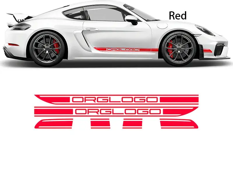 Suitable for sticking on Carrera bOxsterGT718Cayman car exterior decorative stickers personalized pattern dating aids handsome