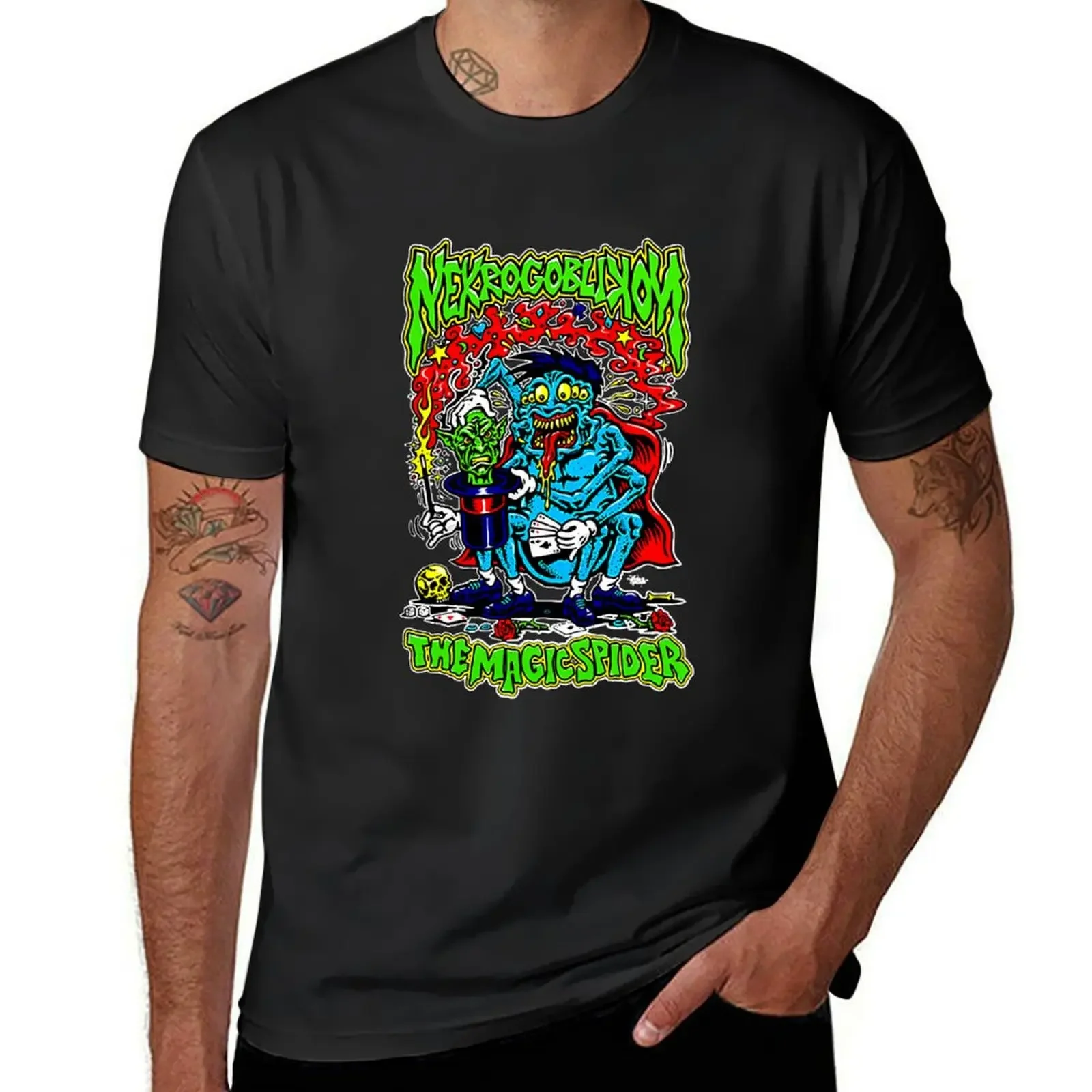 

nekrogoblikon Merch The Magic T-Shirt animal prinfor boys kawaii clothes mens plain t shirts 2025 new model