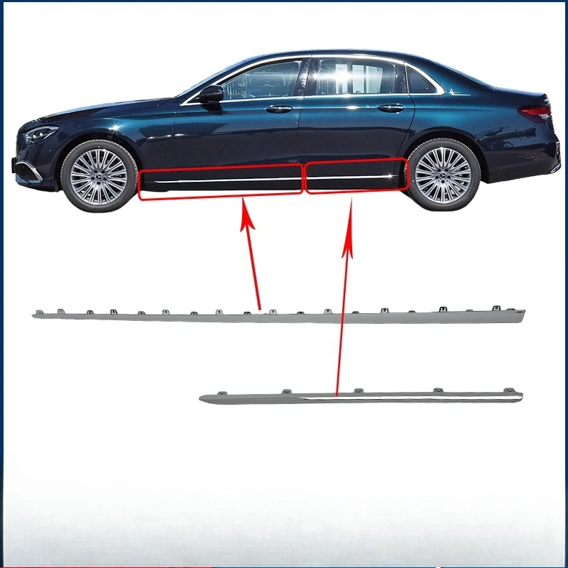 

Suitable for Mercedes-Benz E-Class side skirt bright strip E260 door electroplating strip E300LW213 anti-collision strip