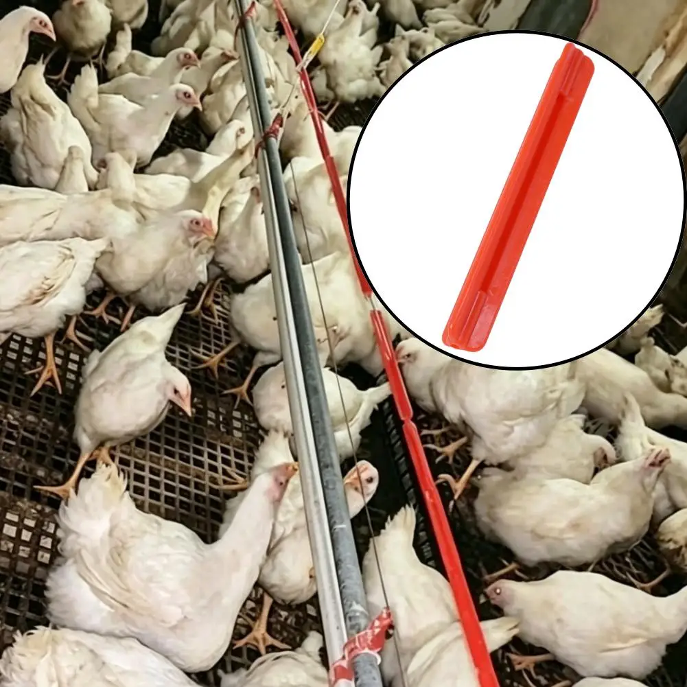 Poultry Drinker Protector Poultry Anti-perching Rod For Stable Water Supply Made Of PP Material Robust Structure Design