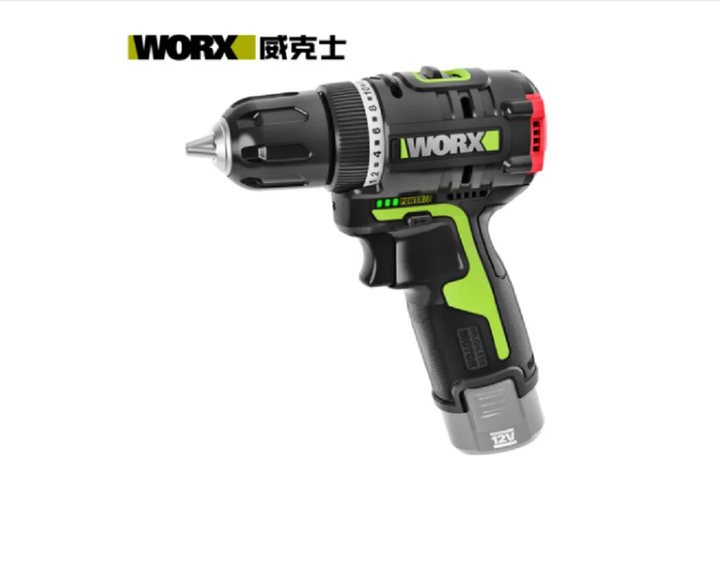 WORX WU130X 12V Brushless Motor Cordless Electric Drill Screwdriver 30Nm drill wood/steel/concrete/home decoration/installation