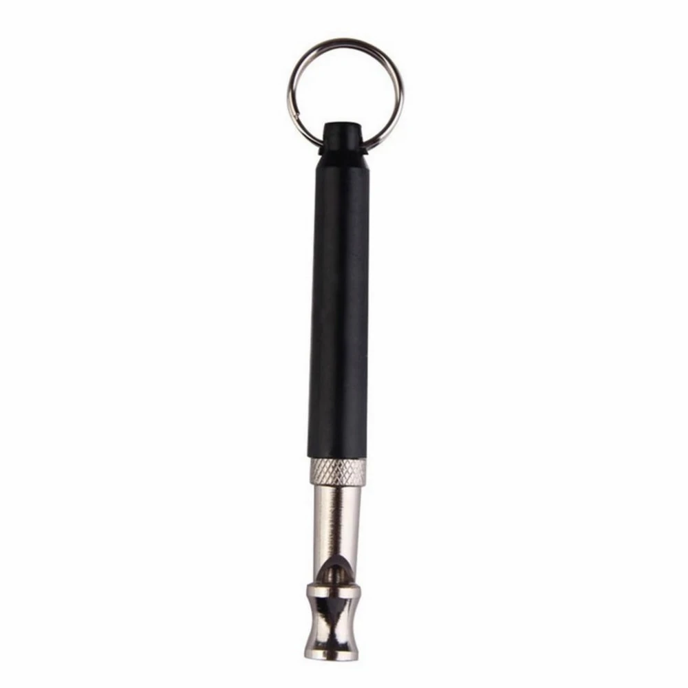 1 Pcs Black Dog Whistle Ultrasonic Supersonic Sound Pitch Quiet Trainning Whistles Pets Supplies Pet Dog Training Obedience