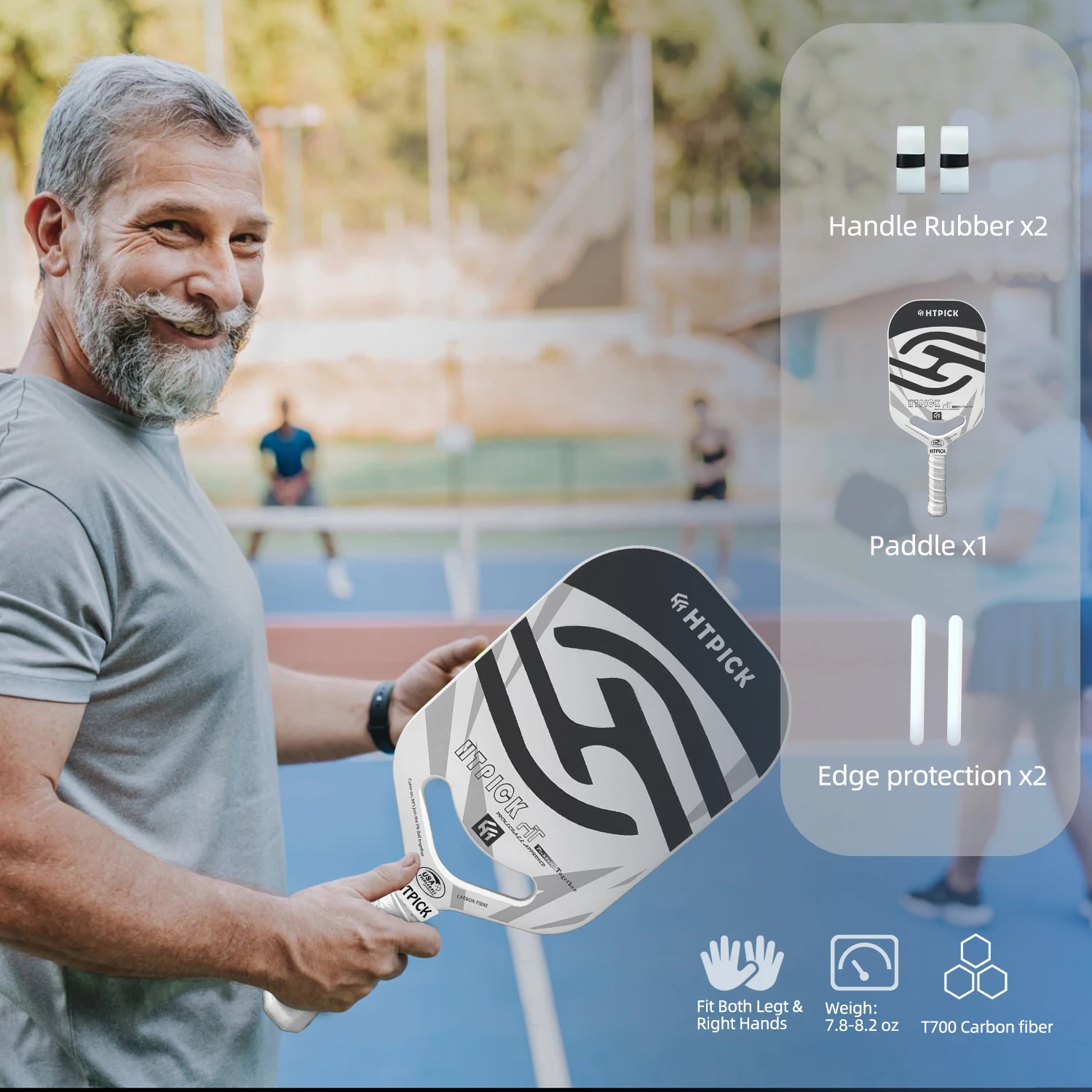 

HTPICk hot-formed frameless pickleball paddle 16mm set is ready for shipment and has passed the USAPA certification.