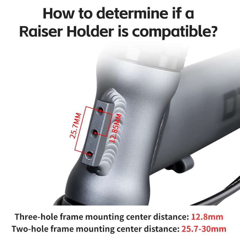 طقم محول رفع حقيبة الدراجة الأمامية القابلة للطي من MUQZI لحقيبة الدراجة Brompton Dahon