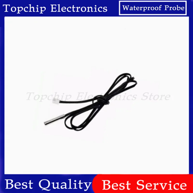 1pcs 1M NTC Thermistor Temperature Sensor Waterproof Probe Wire 10K 1% 3950 W1209 W1401 cable