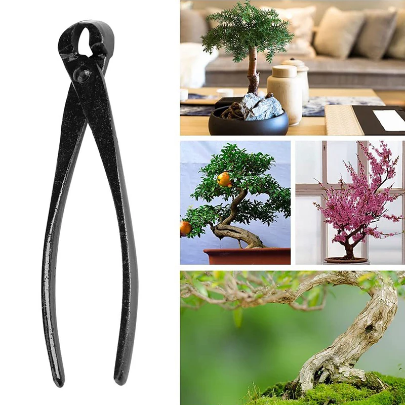 Modelowanie krajobrazu narzędzia do bonsai ogrodowych 210mm Bonsai obcinacz do gałek wklęsły obcinacz do krawędzi szczypce do cięcia korzeni nożyce do cięcia kulkowego — zdjęcie 4