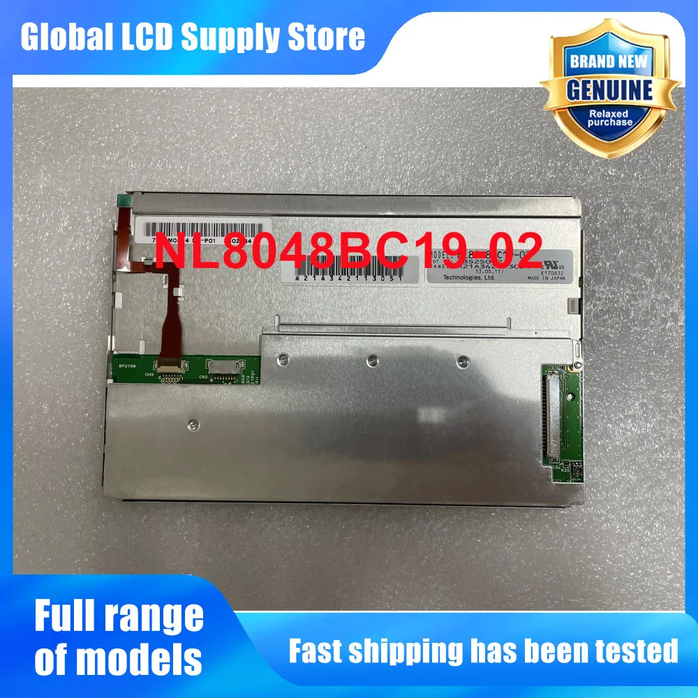 NL8048BC19-02 7.0 Inch LCD Display Screen Panel Original for New