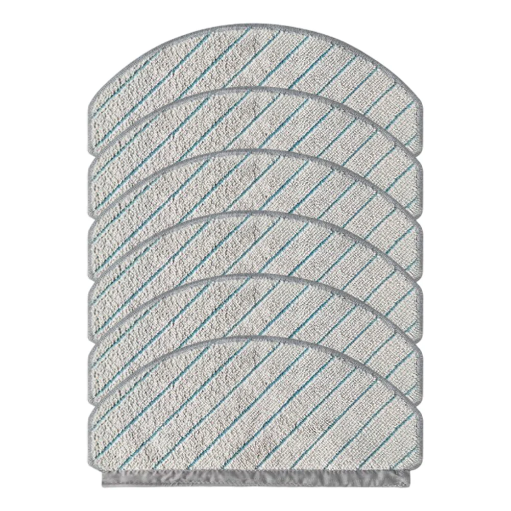 

6 упаковок или 10 салфеток для швабры для ECOVACS для Deebot N20 N20 PLUS, эффективные салфетки из микрофибры для удаления шерсти домашних животных