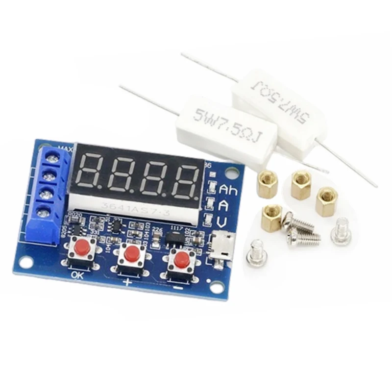 ZB2L3 Battery Capacity Tester External Load Discharge Type 1.2-12V Battery 18650 Equal Capacity Test High Quality