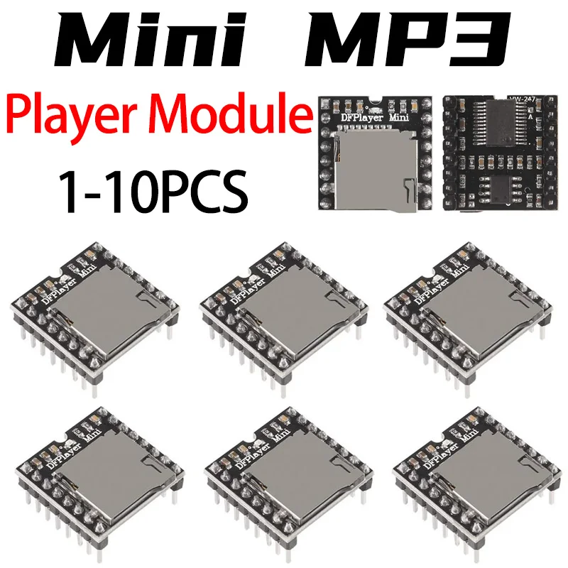 DFPlayer Mini moduł odtwarzacza MP3 V3.0 16P karta TF U dysk DF odtwarzacz Audio moduł głosowy płyta