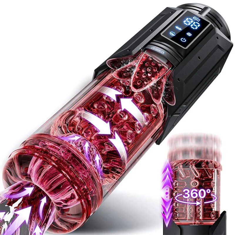 جهاز استمناء للرجال ألعاب جنسية للبالغين مضخة القضيب مكبرة تطبيق مطور آلات جنسية أوتوماتيكية جهاز مص دوار