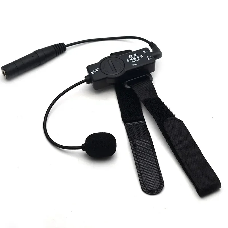 ENO HUQIN ERHU Micphone Transducer Pickup with Volume Control Black