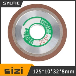 150# Diamond Grinding Wheel Carbide Steel 125mm Dia Carbide Steel Cutter Silver