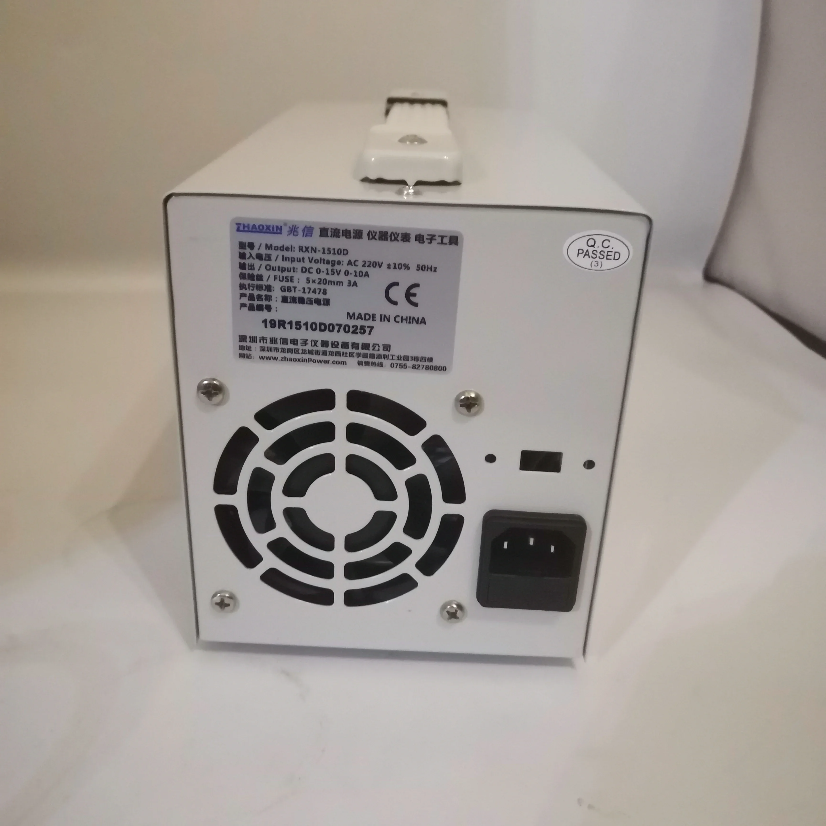 Zhaoxin Linear Adjustable DC Power Supply RXN-1510D 0-15V 0-10A