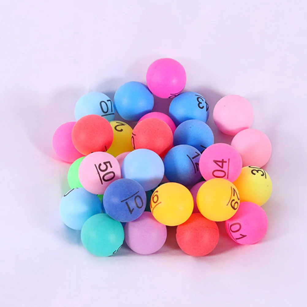 

Party Game Balls Plastic Numbered Balls Small Lottery Balls Game Props Party 1-30 Lottery Balls