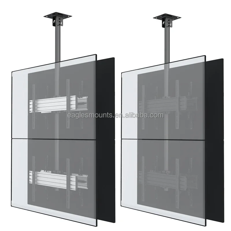 Modular Height Extensible Ceiling TV Mount Bracket