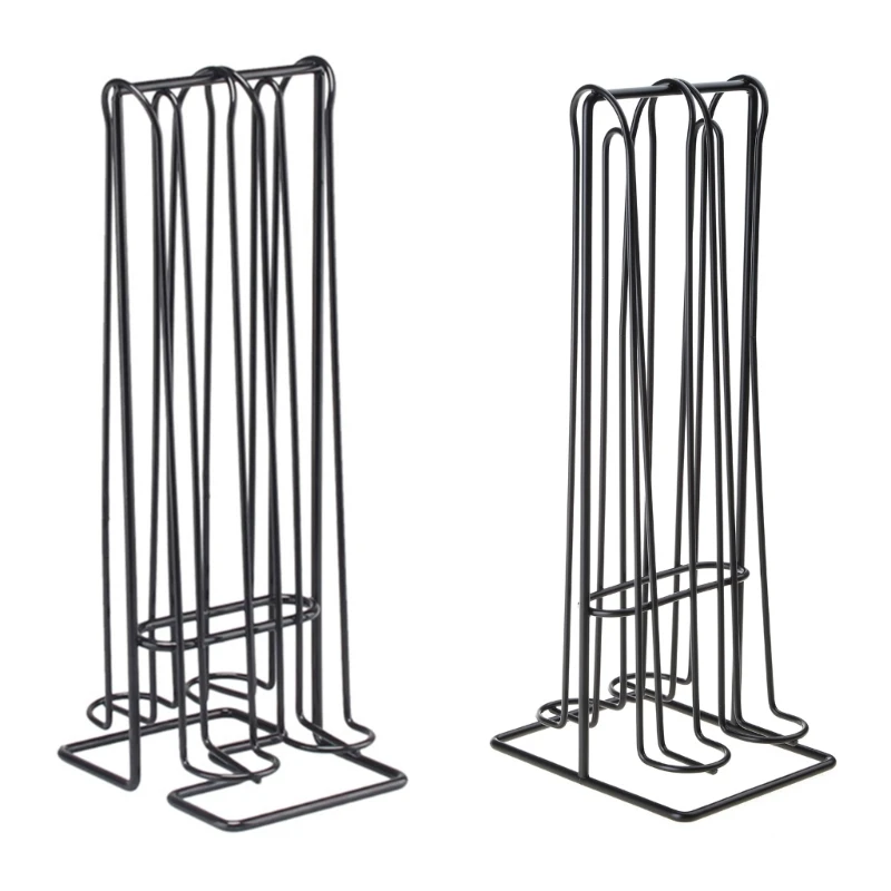 Porte-capsules café Vertical, support rangement pour dosettes café avec Base Stable