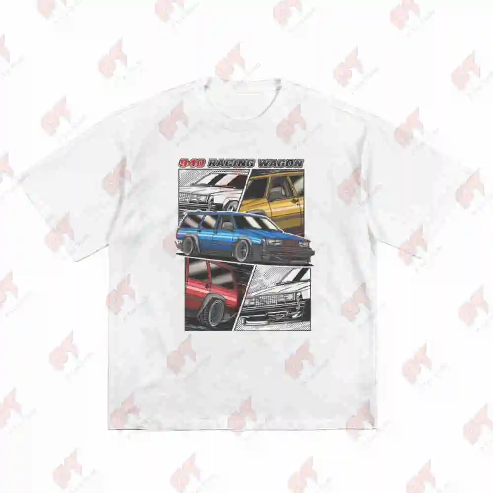 JDM Street Racing Wagon 940 Drift Short Sleeve Tee 100% Cotton T-Shirt