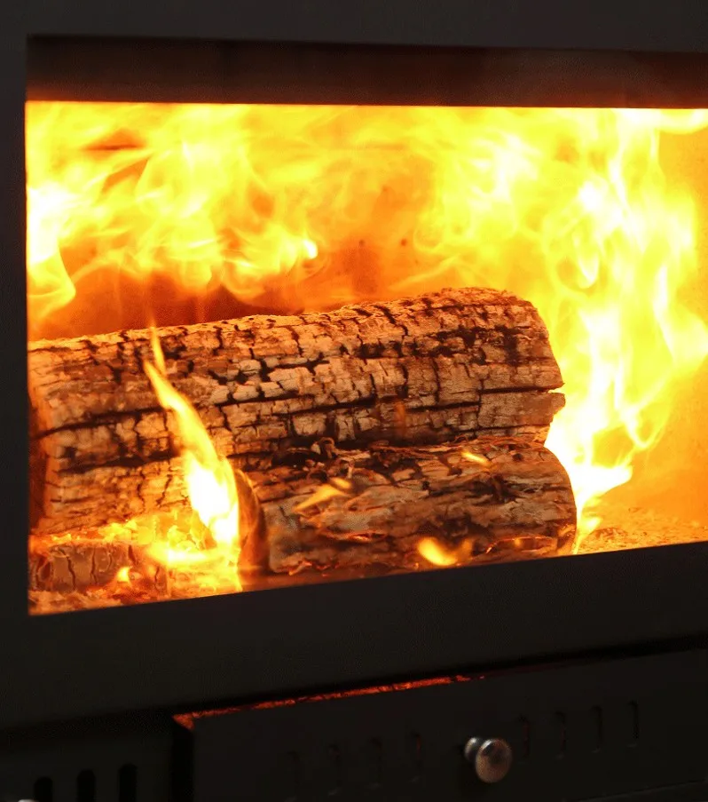 High efficiency pellet fireplace automatic feeding wood stove With Radiators Cheap hydro for sale