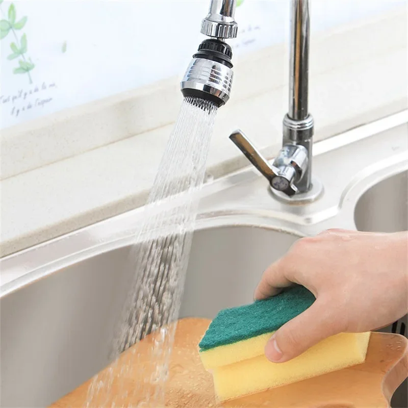 360 ° Rotatable High Pressure Faucet Nozzle, Kitchen Gadgets, Bathroom Accessories Supplies, 2 Modes, Water Saving