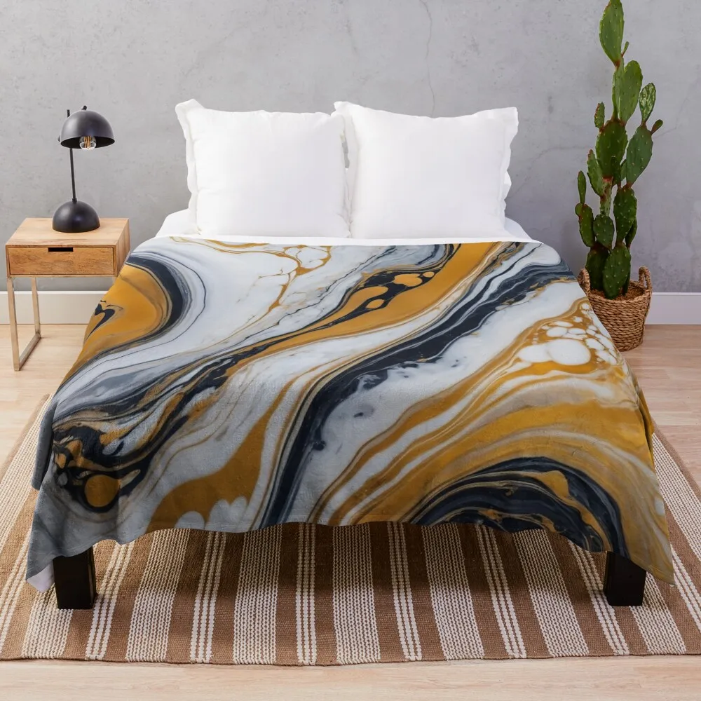 Swirling Splendor Throw Blanket manga Luxury Winter beds Comforter Blankets