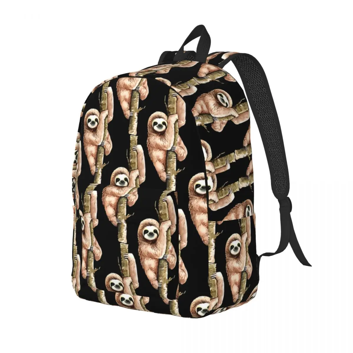 On A Tree College Bag Sloth Teen Girl Boy Men Women Adult Cool Hiking For Gifts Zipper Closure Daypack