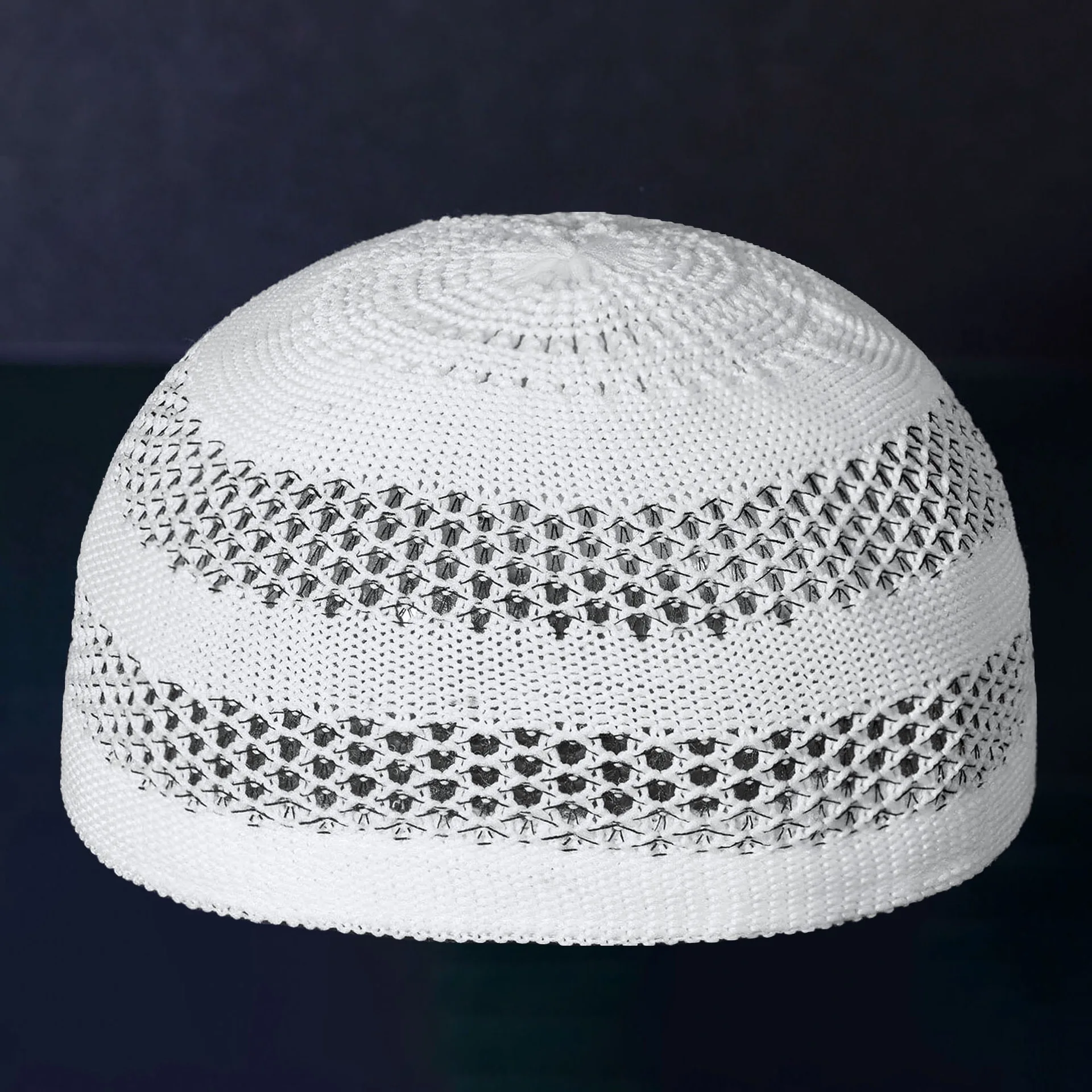 2 Pcs Muslim Caps For Men Colthing Freeshipping Crochet Knit Hat Tax Products Turkey Kufi Islamic Kippah Hijab Cotton New 0736