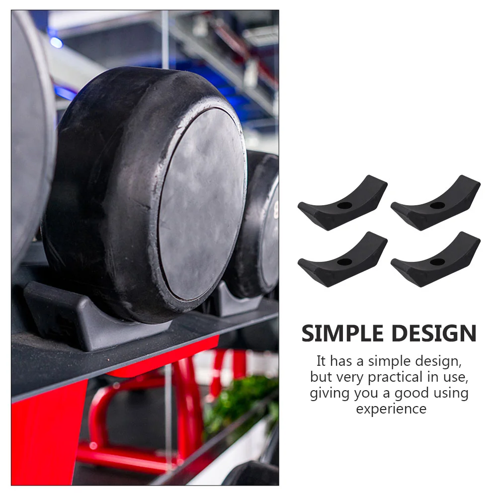 4 Pcs Adjustable Dumbbell Stand Sport Accessories Rack Fitness Equipment Bracket Pallets Trays