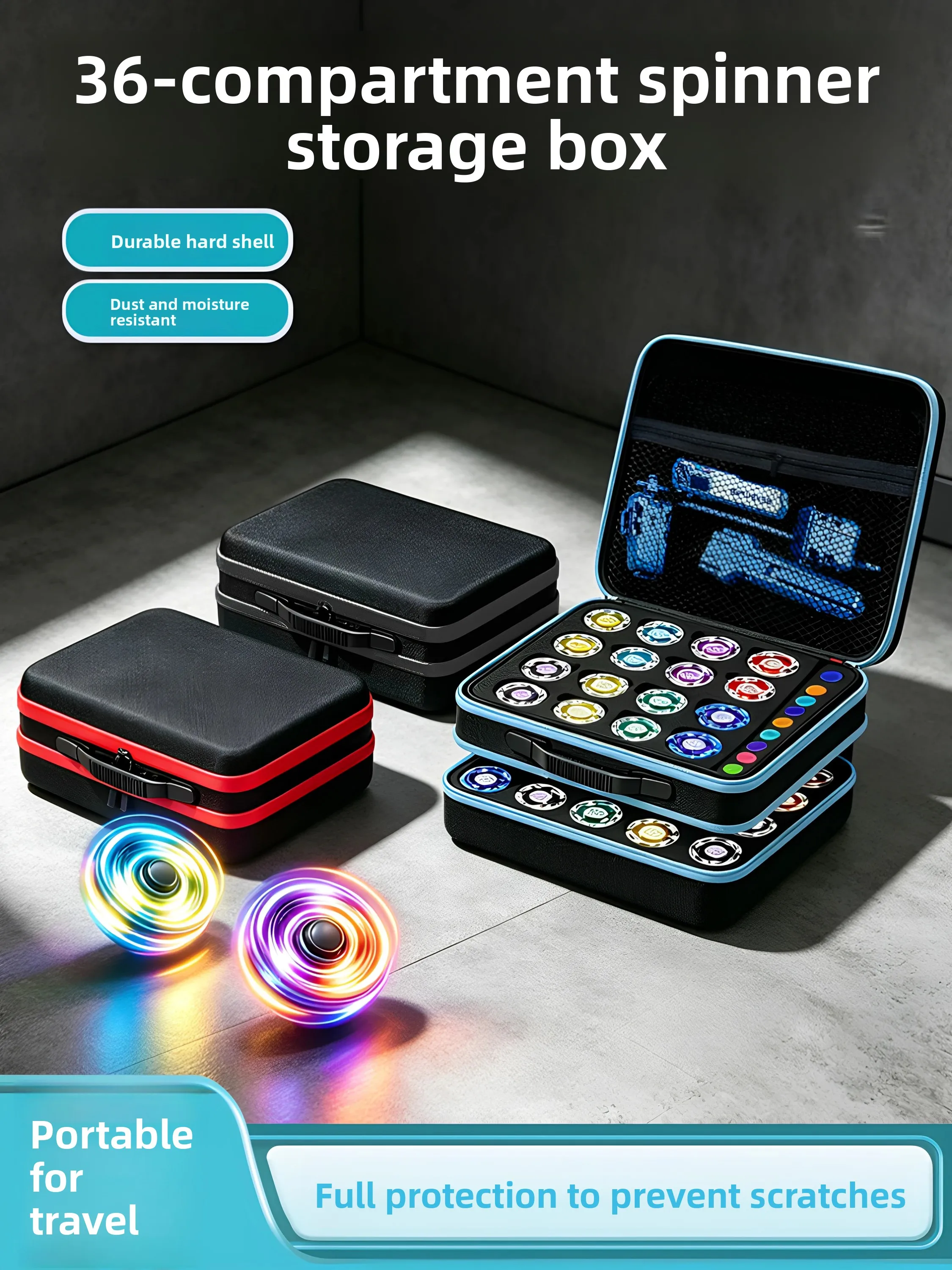 Double Layer Storage Box Launcher Battle Top Series Storage Box New Generation Explosive Storage Case Toy Organizer for Adult...