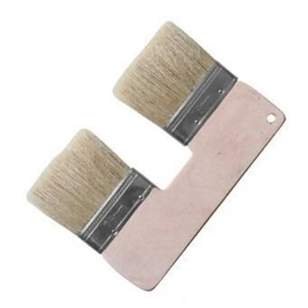 プロのアーティストブラシ ダブルエンドアートブラシセット 快適なグリップ付き 木製ハンドル 柔らかい毛 子供用エリア用