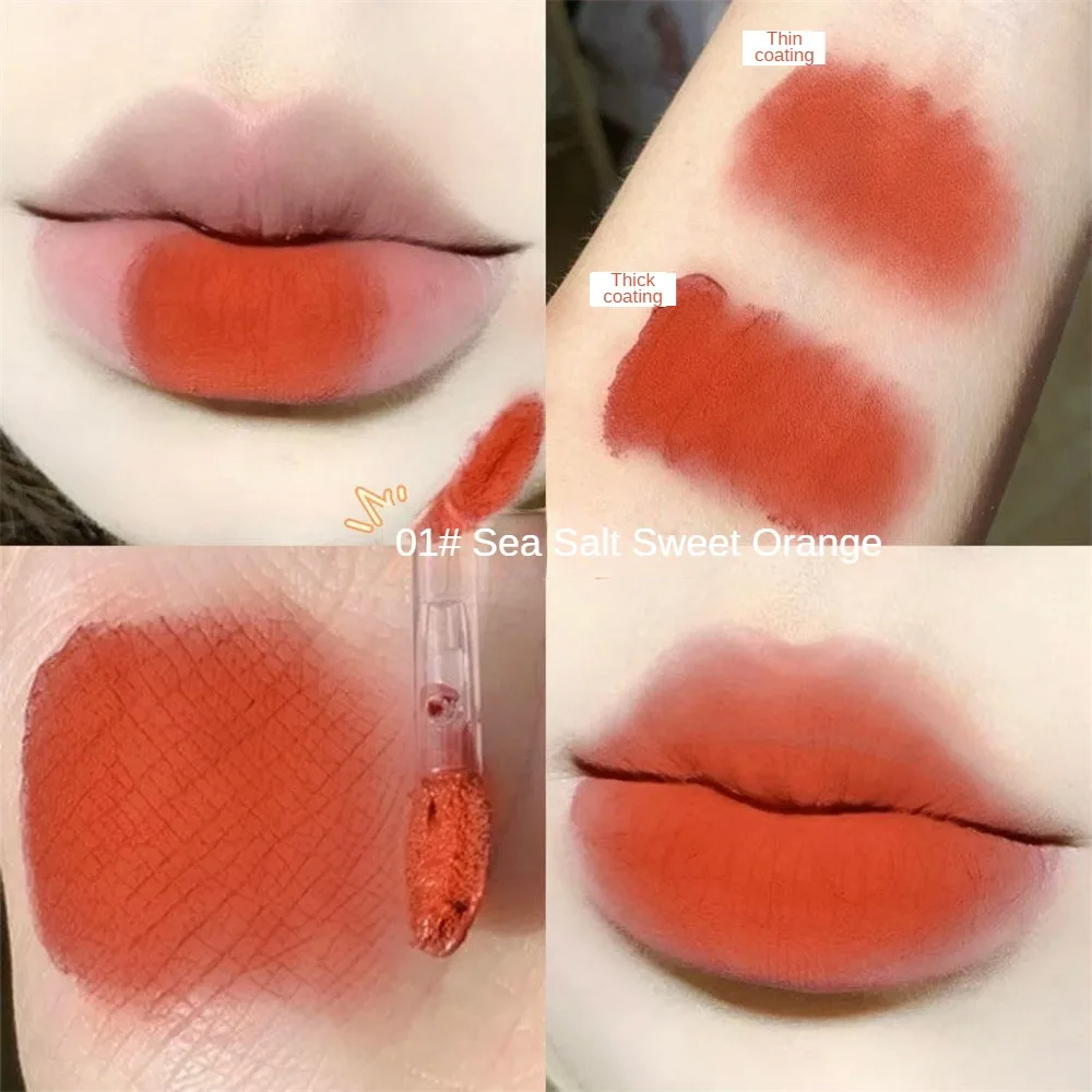 Lip Gloss Makeup Long Lasting Lip Gloss Long Lasting Color Lock Non-fading Lip Glaze Lipstick Non Stick Lip Glaze Light Texture