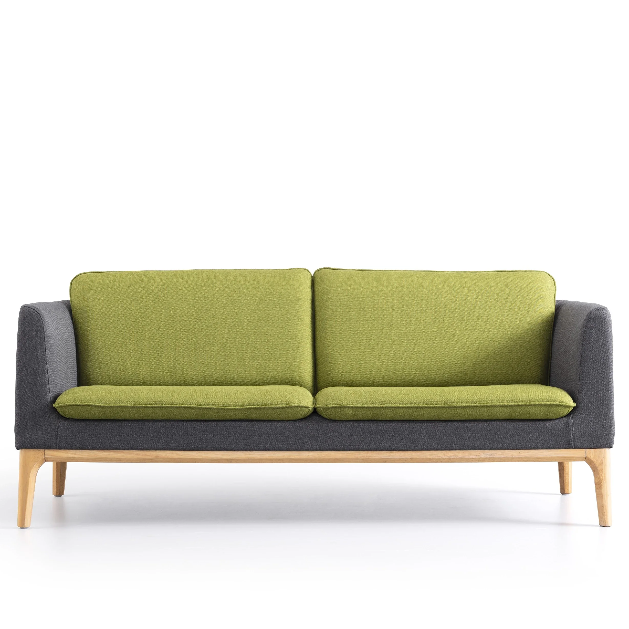 Un sofá definido moderno kommerzielle Möbel Büro Empfangs Ein drei Sitze Log Farbe chinoischen Stil Wohnzimmer Freizeit Sofá