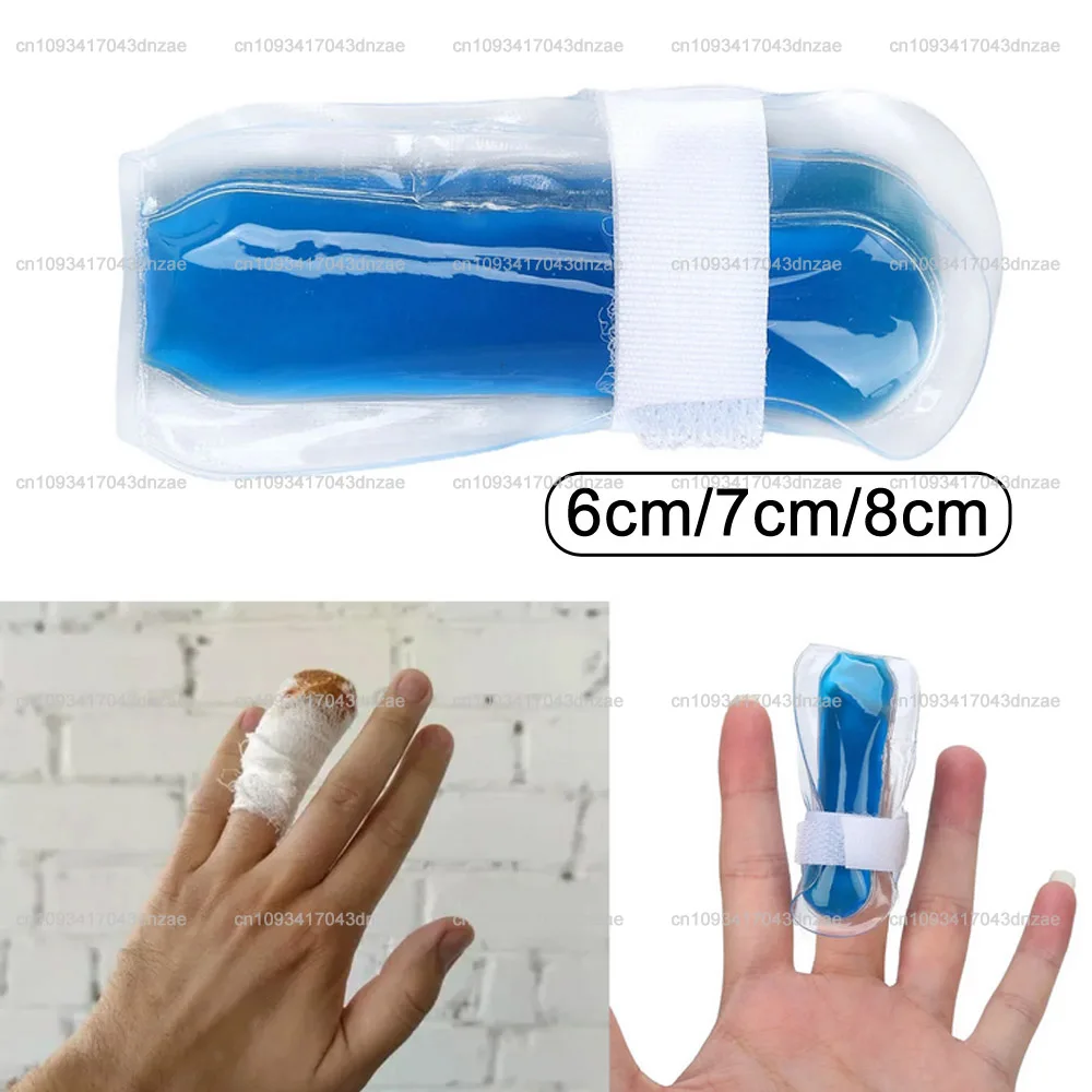 1pcs Ice Gel Finger Wrap Finger Ice Pack Cold Hot Compress Therapy Wrap Pain Swelling Relief for Sports Injury & Burn Treatment