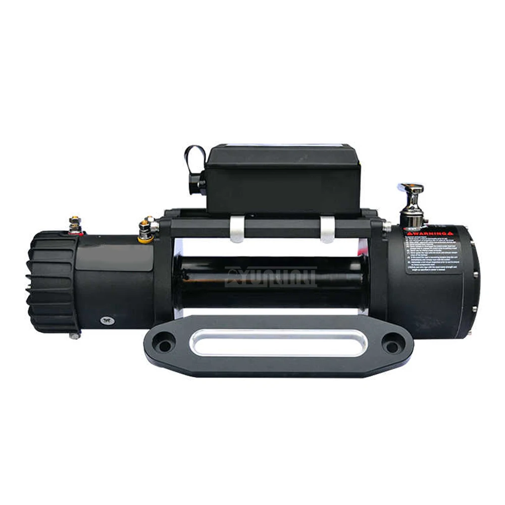 13500lb 12V Electric Recovery Winch – Self-Rescue Off-Road Winch for Truck Trailer and Vehicle Modification