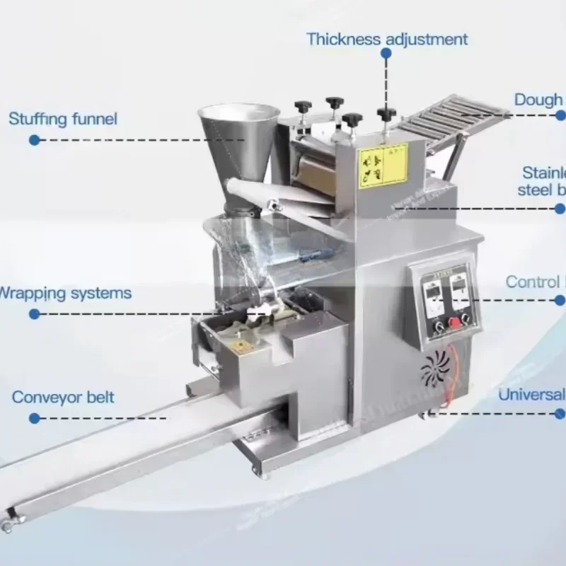 

Grain Product Making Machine Automatic Curry Puff Samosa Dumpling Maquina De Empanadas Ravioli Meat Pie Jamaican Patty Machine