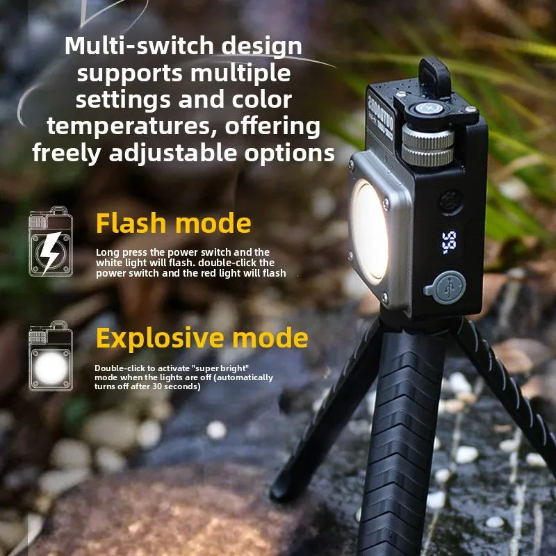 Mini Bright Flashlight Handheld Pocket Fill Light Professional SLR Soft Light Outdoor Shooting Atmosphere Lamp