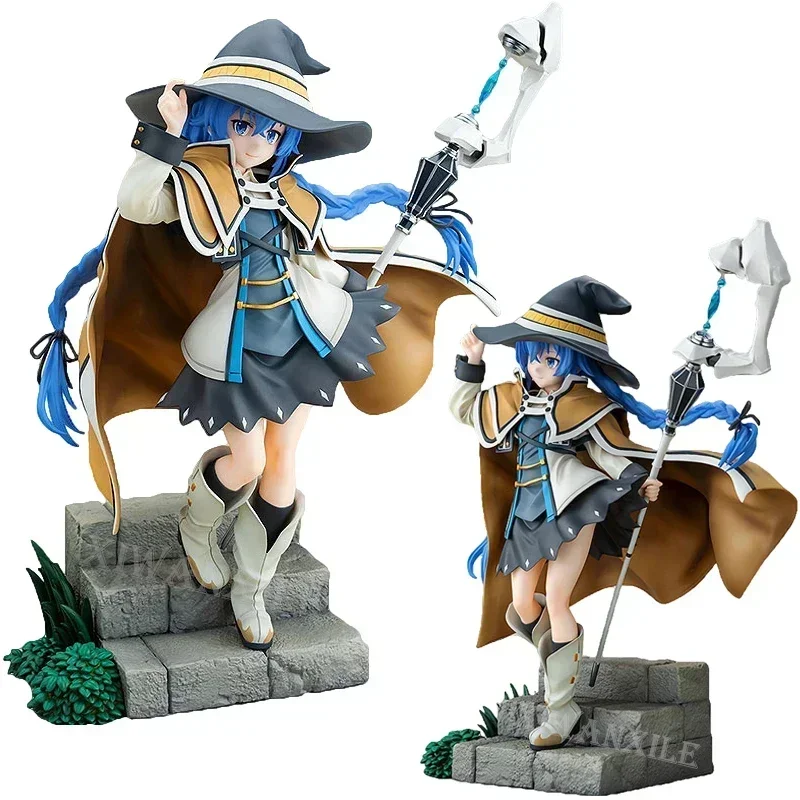 Figura de Anime Roxy Migurdia de 25cm, Mushoku Tensei, reencarnación sin empleo, figura de acción Isekai Ittara Honki Dasu, modelo de juguete
