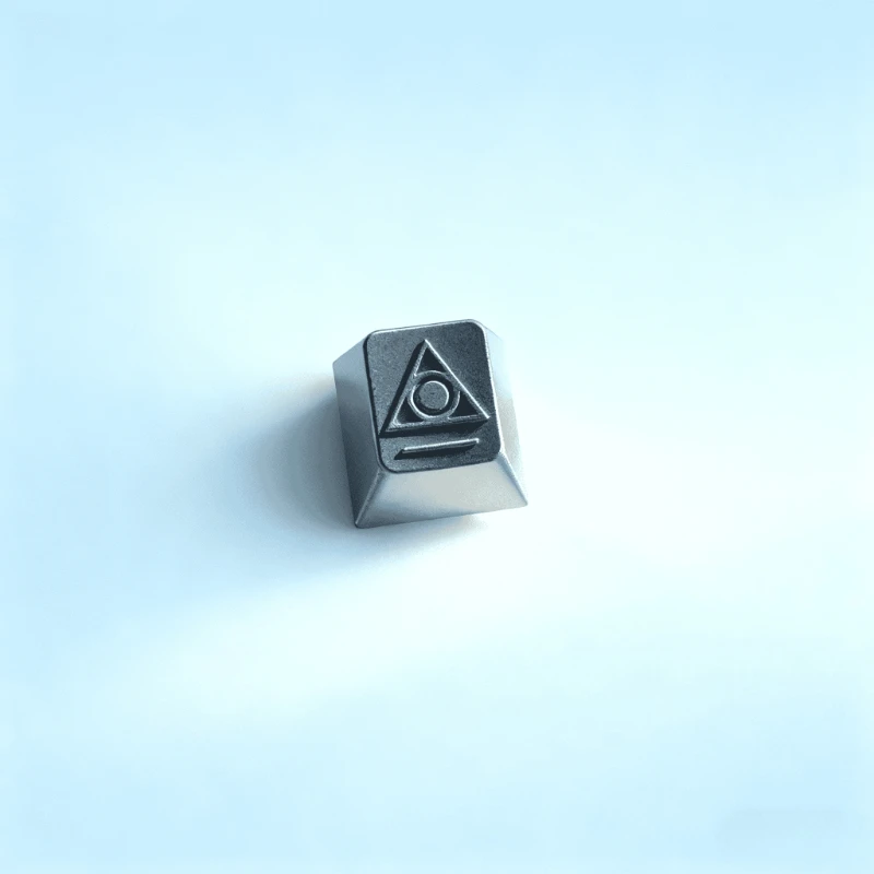 Aluminum Alloy Relief Metal Keycap Esc Costom Pyramid Retro Cherry Profile Artisan Keycaps Mechanical Keyboard Game Accessories