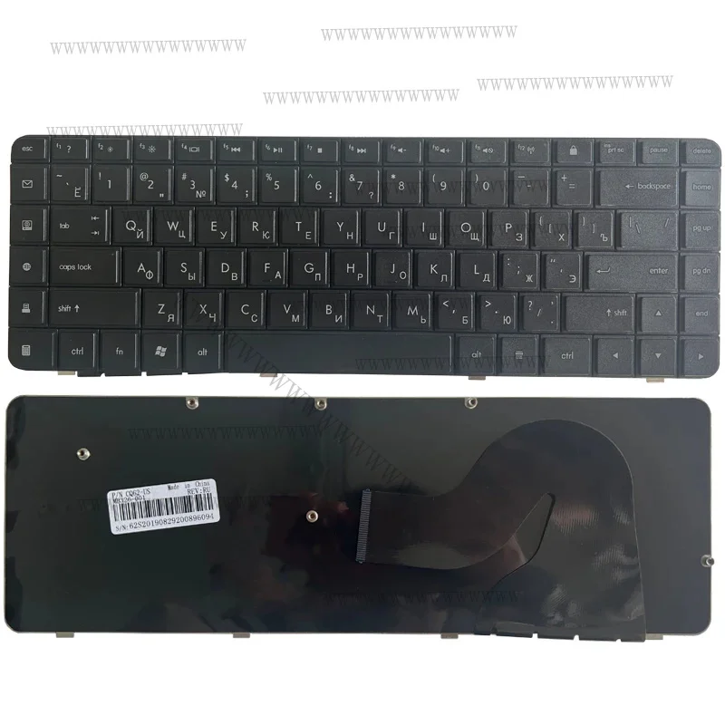 Teclado ruso HD para HP Compaq Presario 56 62 CQ56 G56 CQ62 G62 RU teclado negro AEAX6U00210 9Z.N4SSQ.001 AEAX6U00110