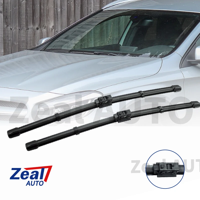 LHD الجبهة الخلفية شفرات الممسحة لمرسيدس بنز EQC 2019-2023 2020 2021 2022 3x الزجاج الأمامي 22 "22" 11" اكسسوارات الرياضة EQC350 400 #3