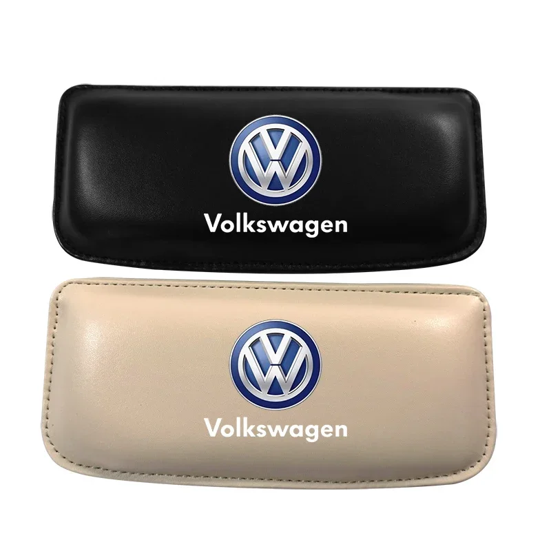 Car Interior Pillow Comfortable Elastic Cushion Leather Knee Pad For Volkswagen VW Jetta MK5 MK6 Golf-4 5 6 7 Passat 3B7 601