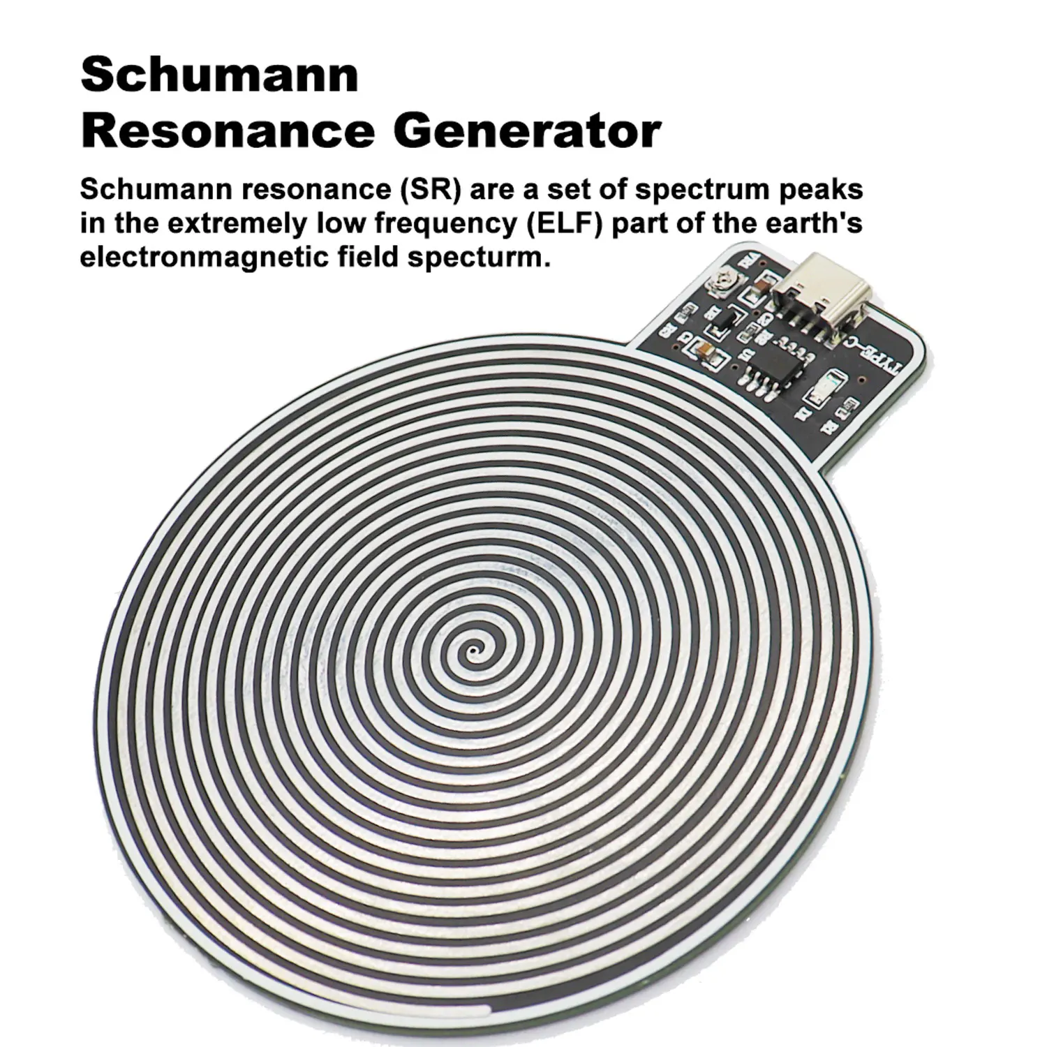 mythtiger NEW 7.8Hz Schumann Waves Ultra-Low Frequency Pulse Generator Sleep Improver Schumann Waves Generator USB Power Supply