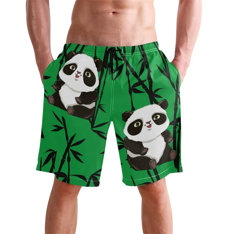 Animal Panda Tiger Cat Graphic Shorts Pants 3D Fruit Banana Print Fashion y2k Board Shorts Summer Swimsuit Cool Surf Swim Trunks