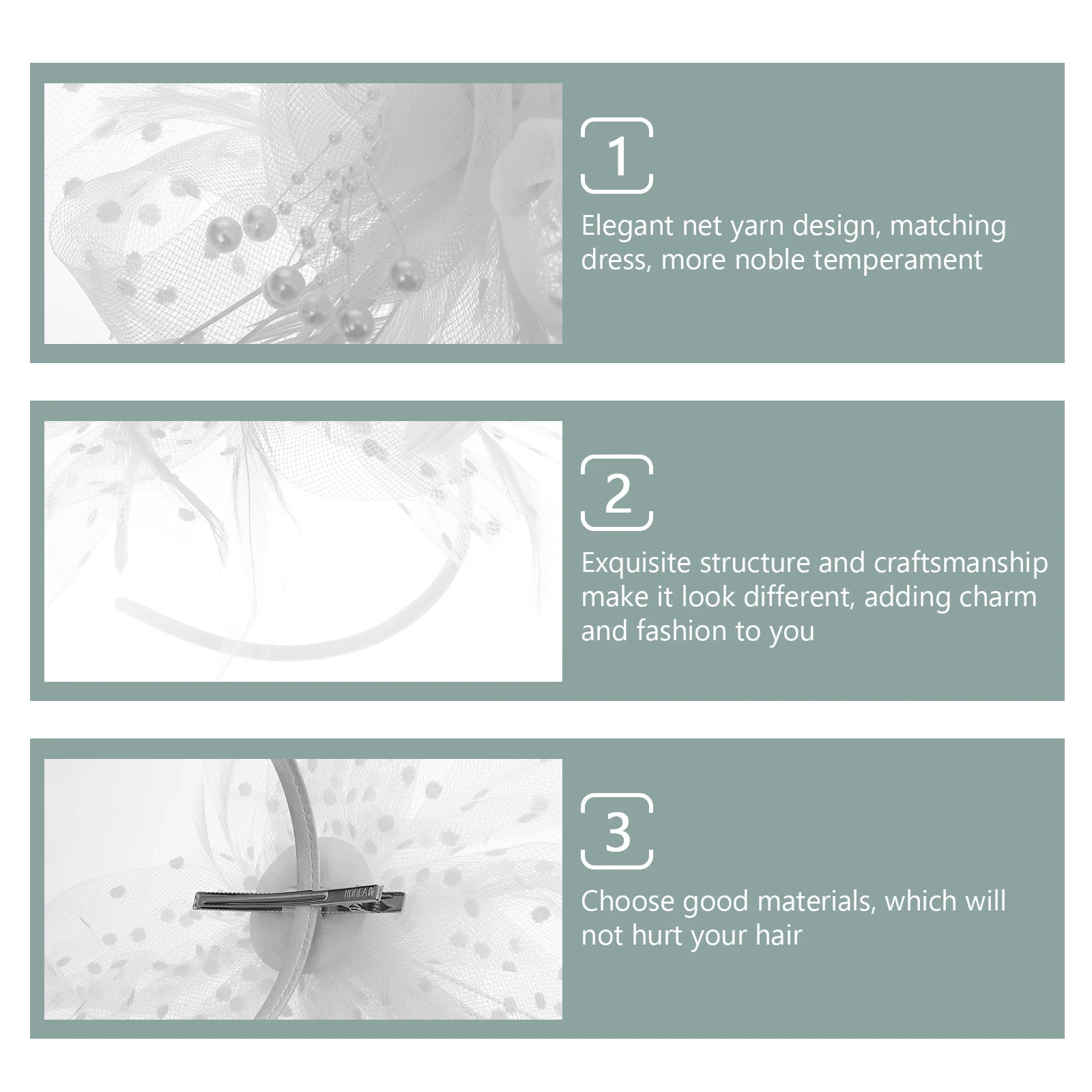 

Creative Party Headdress Headflower Headband for Brides and Ladies Daily Wear Wedding Headpiece for Bride