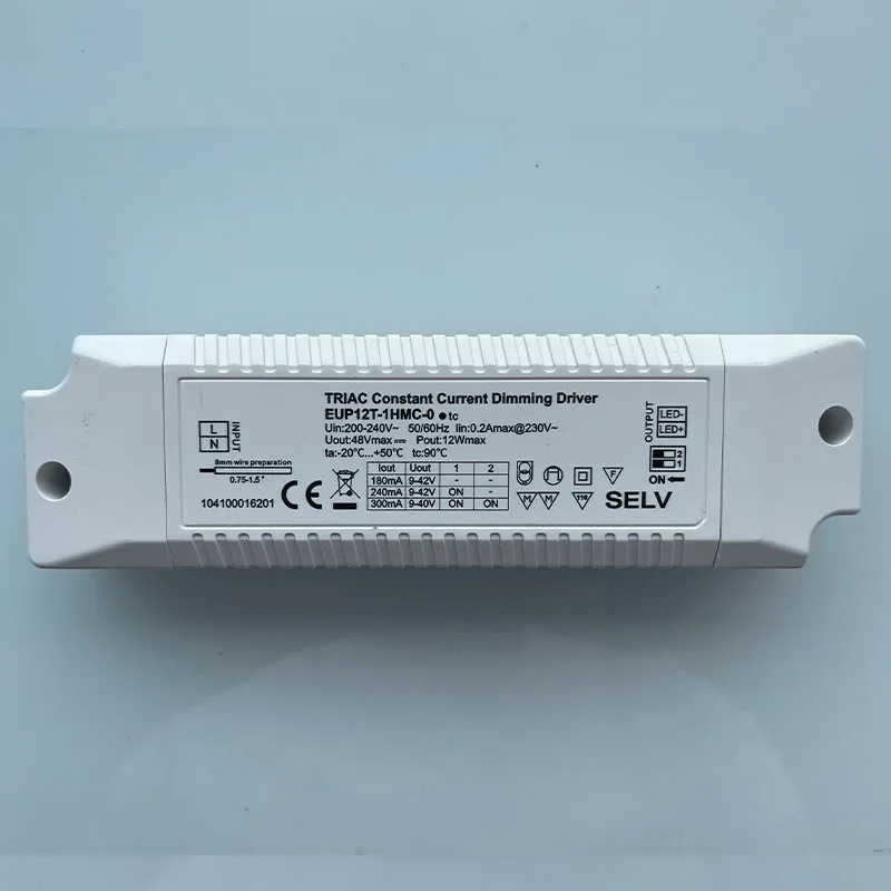 New for EUCHIPS thyristor dimming driver power supply EUP10A-1HMC-1-120/EUP15A-1HMC-1/EUP20A-1HMC-1/EUP10T-1HMC-0-120