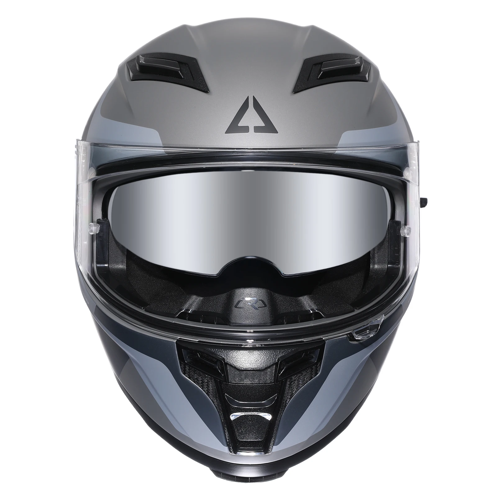 TRIANGLE Full face Motorcycle Helmets Dual Visor for Adults Men and Women with Internal Sunshield DOT Approved